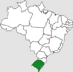 Mapa do Rio Grande do Sul